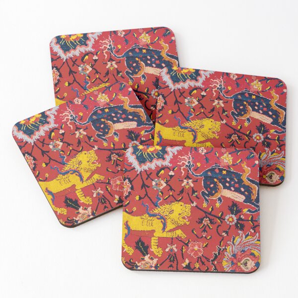 Item preview, Safavid Animal Rug Fragment designed and sold by Vicky Brago-Mitchell®.
