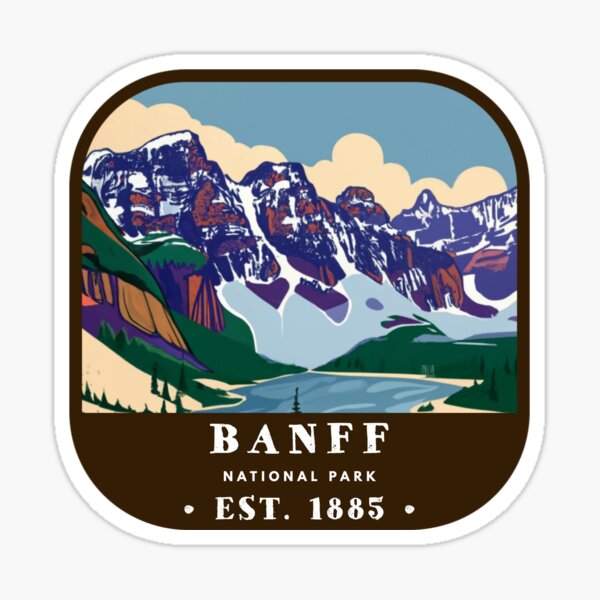 Item preview, Vintage Banff National Park designed and sold by RabbitK.