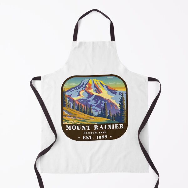 Item preview, Vintage Mount Rainier National Park designed and sold by RabbitK.