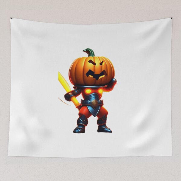 Item preview, Pumpkin Warrior, Pumpkin Hero, Cute Pumpkin designed and sold by 4SeasonsDesigns.