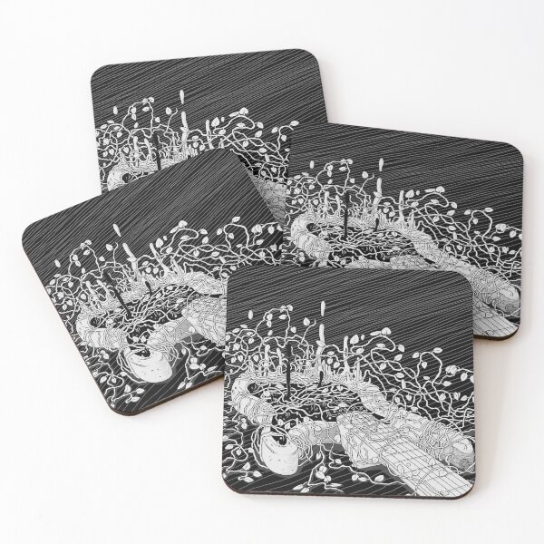 Item preview, Wavy Psych Guitar Black and White designed and sold by kidsuperpunch.