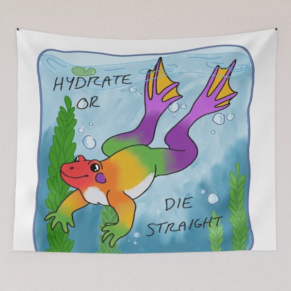 Item preview, Rainbow frog designed and sold by FernsArtCorner.