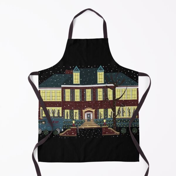 Item preview, home alone house at night shadows dancing in the window (snow version) designed and sold by Soulfate.