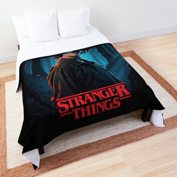 Stranger Things - Eleven in dark forest Comforter