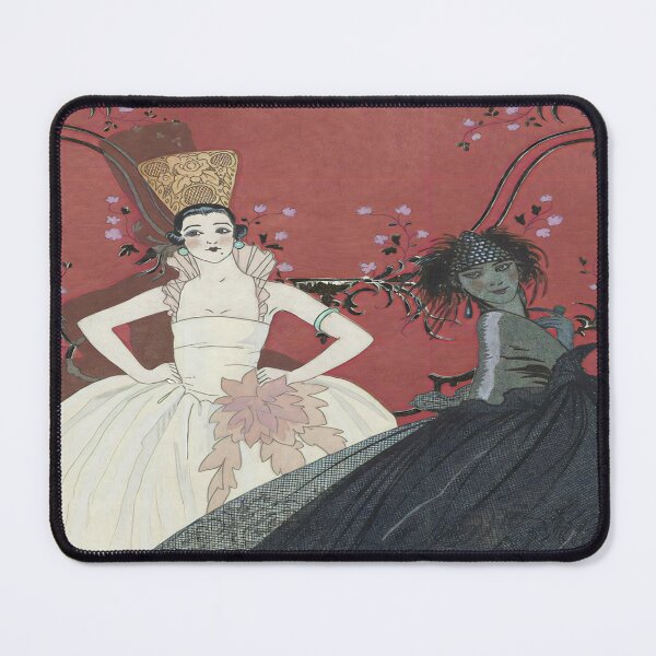 Item preview, Le Jour et la Nuit fashion illustration by George Barbier designed and sold by Tamas Das.