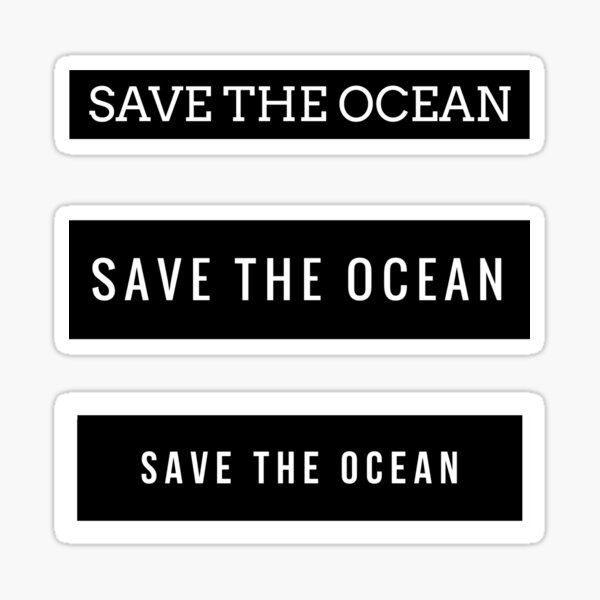 Item preview, SAVE THE OCEAN designed and sold by MadEDesigns.