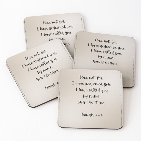 Item preview, Bible Verse - Isaiah 43:1 - Old Testament designed and sold by SeraphimDesigns.