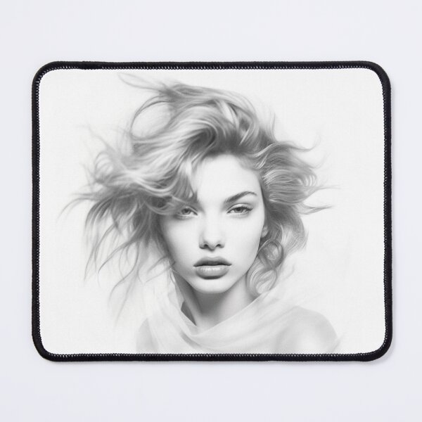 Item preview, Beautiful female portrait designed and sold by MiraCleAI.