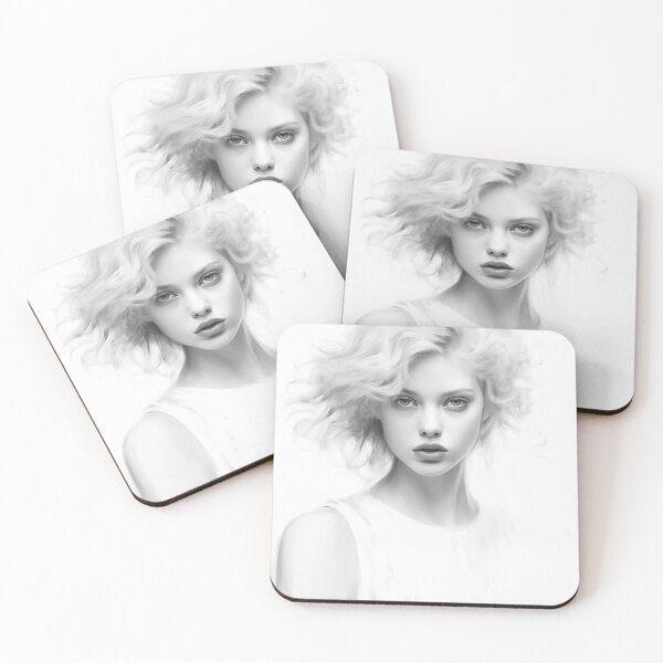 Item preview, Beautiful female portrait designed and sold by MiraCleAI.