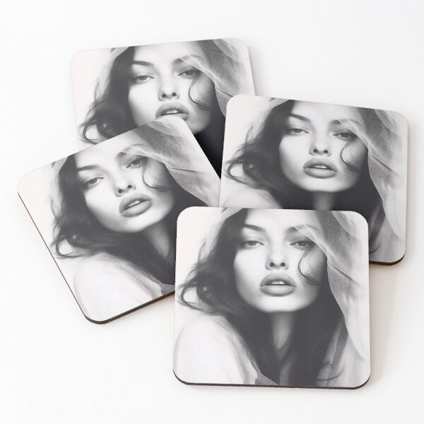 Item preview, Beautiful female portrait designed and sold by MiraCleAI.