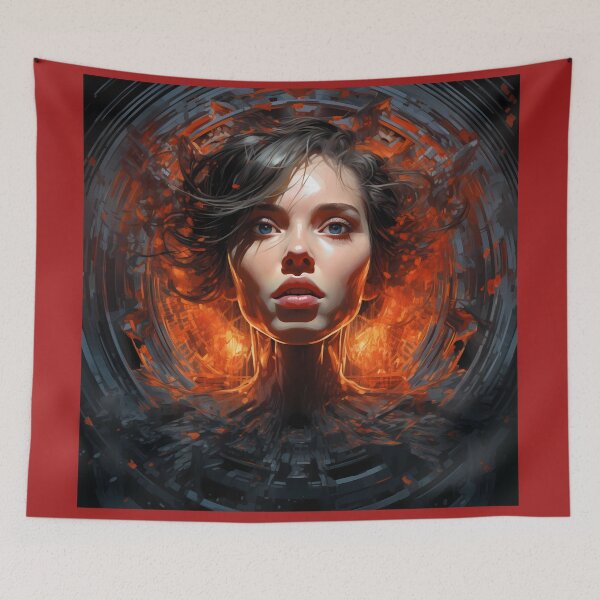 Item preview, "Determination of Katniss: Cinematic Hyper-Realism" designed and sold by ChamounVisual.
