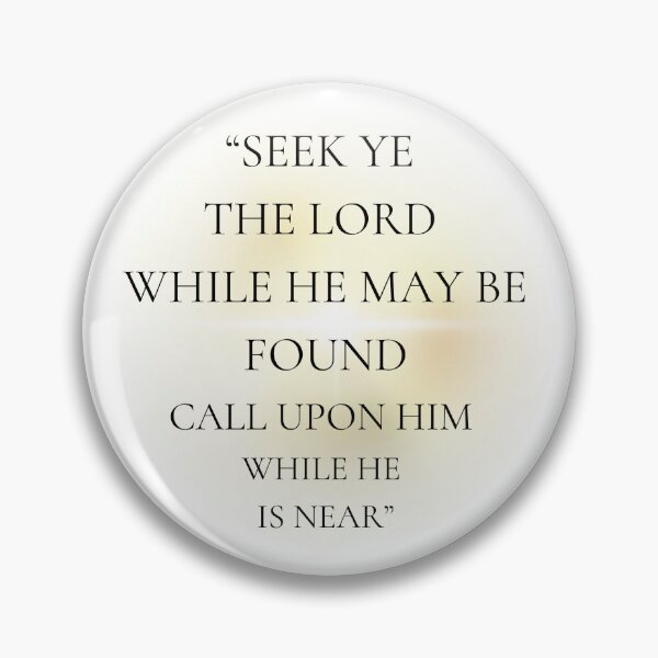 Item preview, Seek The Lord - white circle designed and sold by NewCreatures.