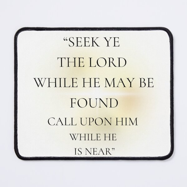 Item preview, Seek The Lord - white circle designed and sold by NewCreatures.