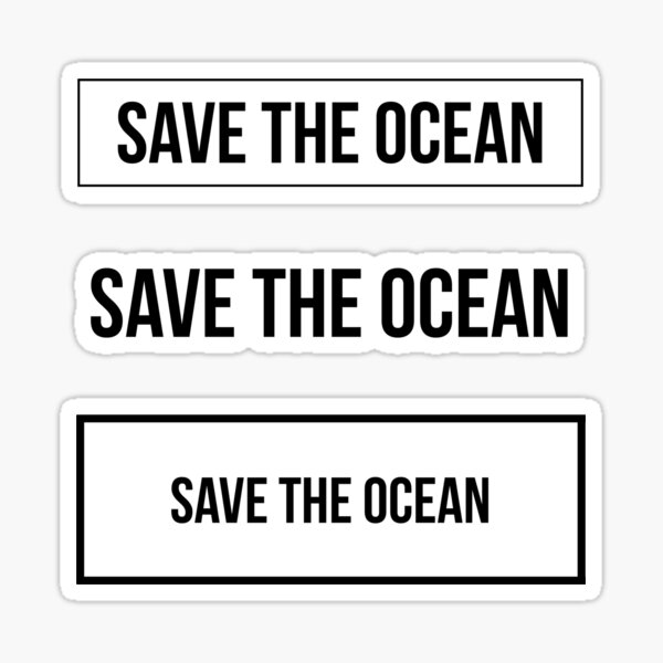 Item preview, SAVE THE OCEAN designed and sold by MadEDesigns.