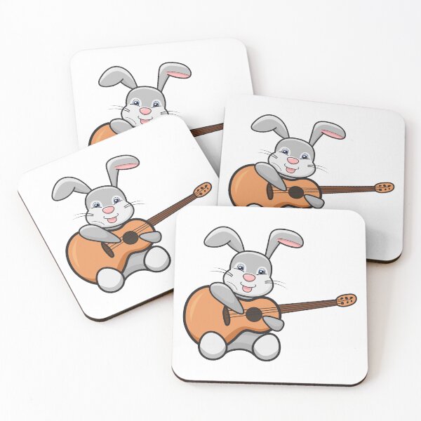 Item preview, Cute Rabbit and Guitar designed and sold by NJ-SHOP11.