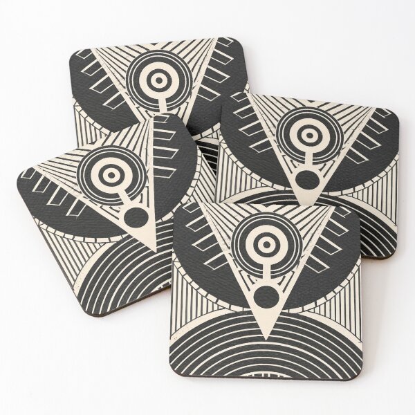 Item preview, Abstract monochrome landscapes in Chasing Shadows designed and sold by Purple-Glow.