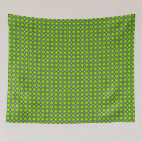 Item preview, Mosaic in the shape of a yellow-green dot with a radial gradient effect designed and sold by SplashTastic.
