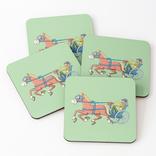 Item preview, trotting horse pulls a sports carriage with a driver designed and sold by duxpavlic.
