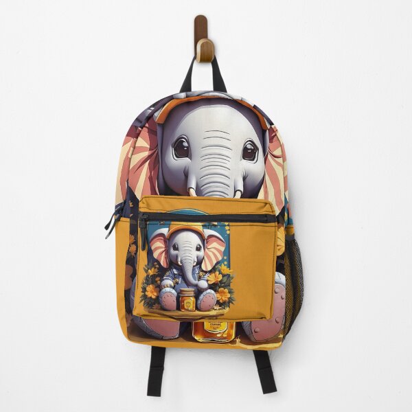 Item preview, Baby elephant with honey pot designed and sold by biiid.