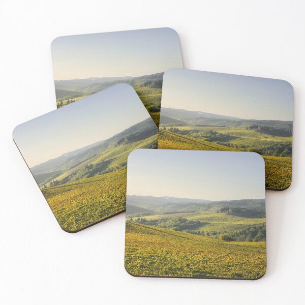 Item preview, Panzano in Chianti vineyards landscape at sunset. Tuscany, Italy designed and sold by Stefano Orazzini.