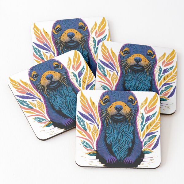 Item preview, Cute Cartoonish Otter designed and sold by likbatonboot.