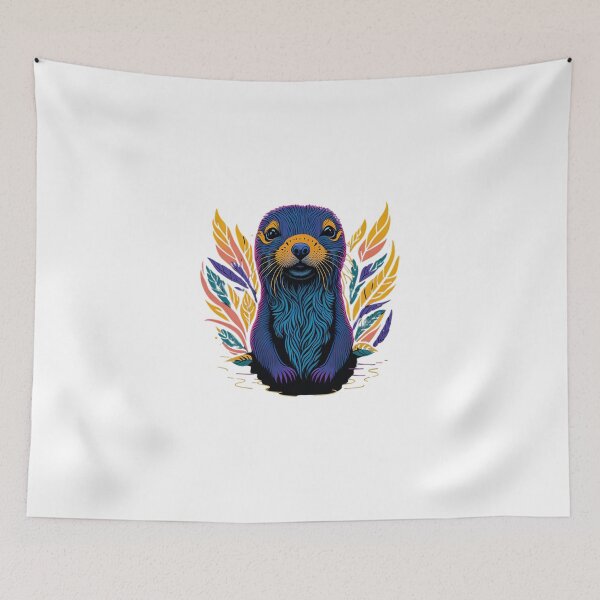 Item preview, Cute Cartoonish Otter designed and sold by likbatonboot.