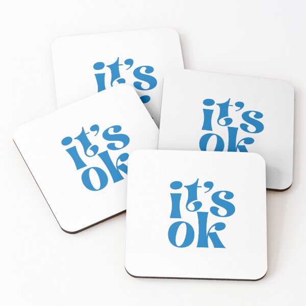 Item preview, it's ok (blue) designed and sold by folklorewhisper.