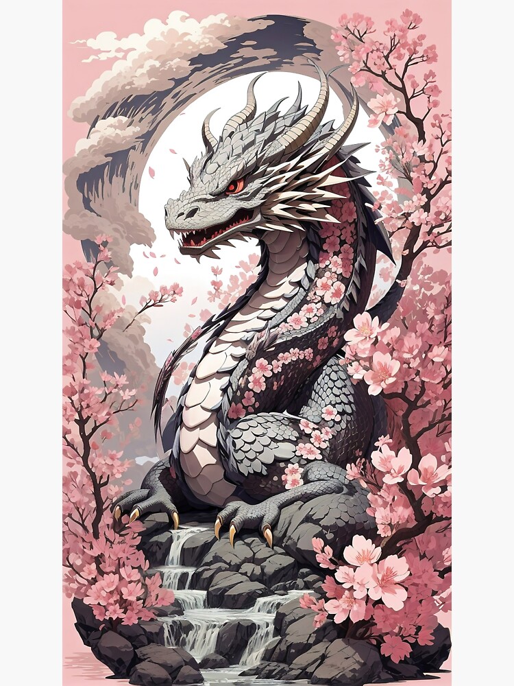 Blossoming Porcelain Sketchbook Sakura Collection Dragon -  in 2023