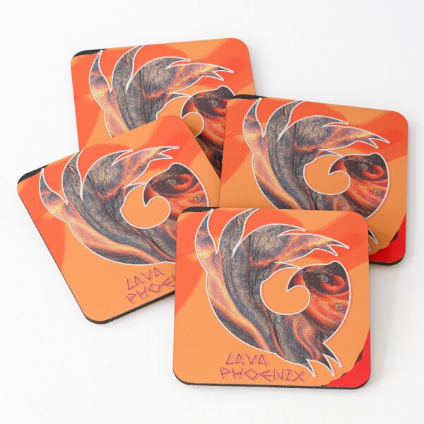 Item preview, Lava Phoenix, Fantastic Fire Bird (Design by Alice CCI) designed and sold by VanyssaGraphics.