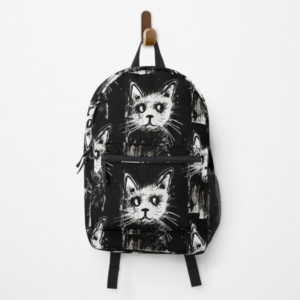 Item preview, Eccentric Cat: Unique Black and White Graphic designed and sold by Piotrek0001.