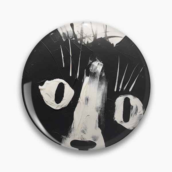 Item preview, Eccentric Cat: Unique Black and White Graphic designed and sold by Piotrek0001.