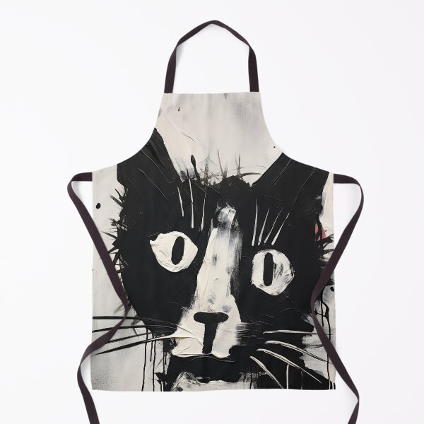 Item preview, Eccentric Cat: Unique Black and White Graphic designed and sold by Piotrek0001.