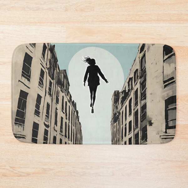 Item preview, Woman Walking on Air Street Art 01 designed and sold by KapowStickers.