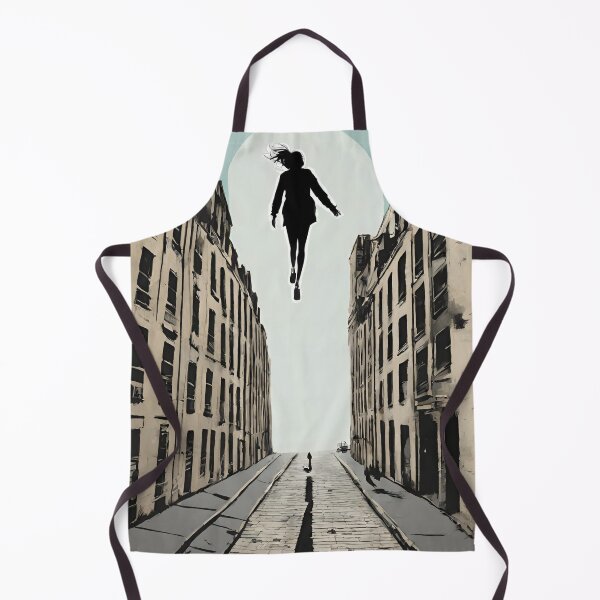 Item preview, Woman Walking on Air Street Art 01 designed and sold by KapowStickers.