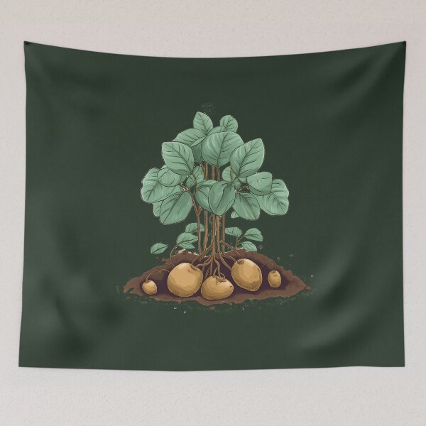 Item preview, potatoes, potato plant designed and sold by DerSenat.