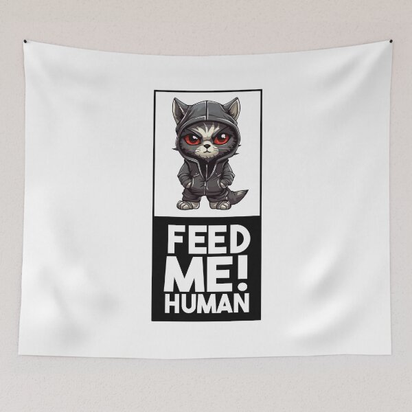Item preview, Black Cat, Cat with hoodie designed and sold by maxleengraphix.
