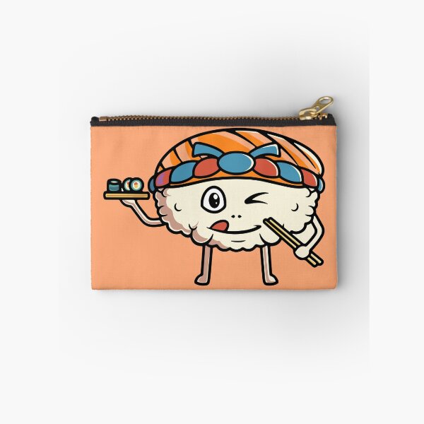 Item preview, Cute sushi smiling cartoon illustration designed and sold by cubbone.