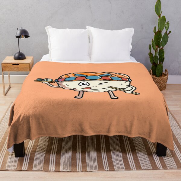 Item preview, Cute sushi smiling cartoon illustration designed and sold by cubbone.