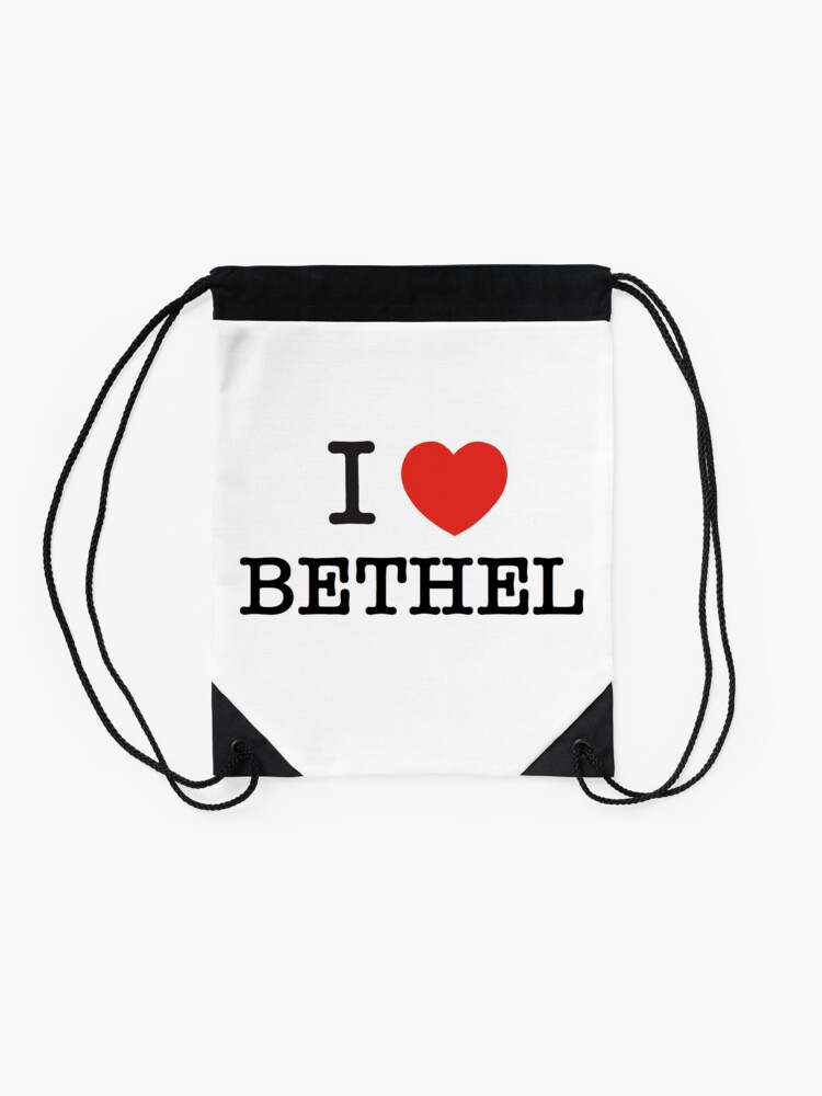 Alternate view of I love Bethel Drawstring Bag
