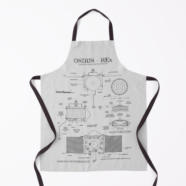 Item preview, OSIRIS-REx. Asteroid Sample Return Mission. Vertical (White Stencil - No Background) designed and sold by BGALAXY.