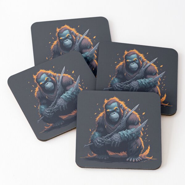 Item preview, orangutan dark ninja warrior designed and sold by Akhsanal Huda El Has.