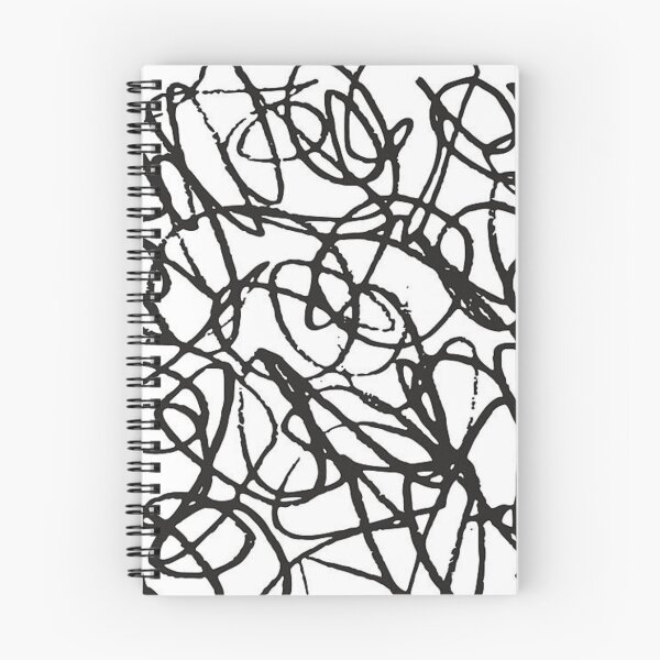 Item preview, Black And White Abstract Scribble Background designed and sold by MTShoppingLine.