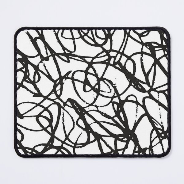 Item preview, Black And White Abstract Scribble Background designed and sold by MTShoppingLine.