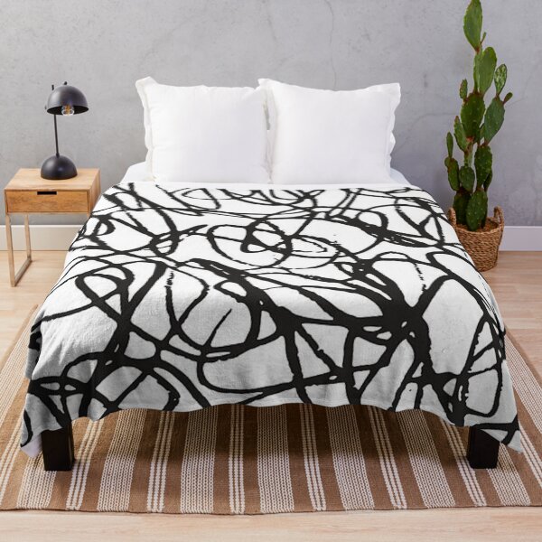 Item preview, Black And White Abstract Scribble Background designed and sold by MTShoppingLine.