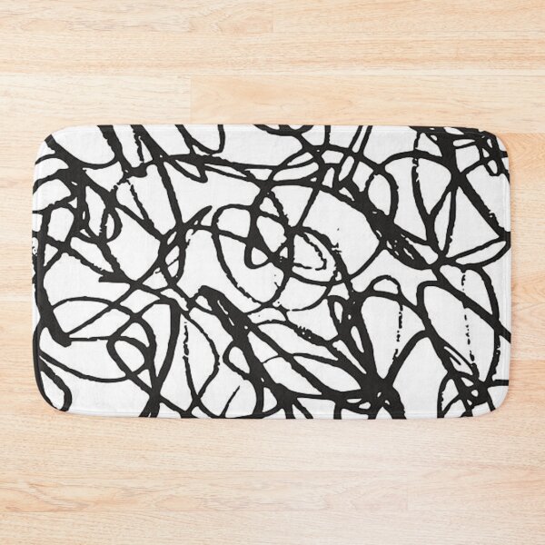 Item preview, Black And White Abstract Scribble Background designed and sold by MTShoppingLine.