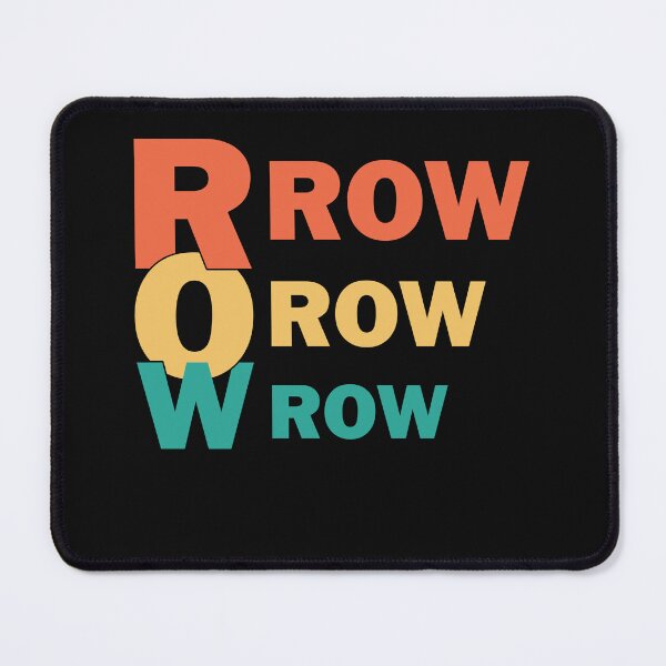 Item preview, ROW Saying Rowing Lover Gift Kayak Team Crew Rower designed and sold by Jakaria Hossain.