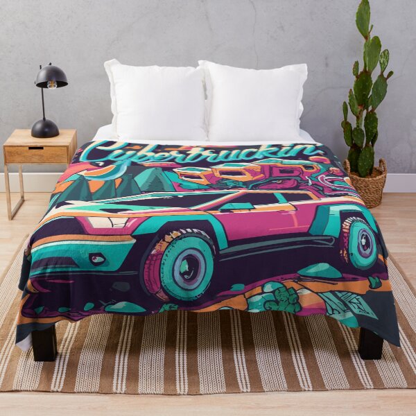 Item preview, Cybertruckin Neon Dreams | Futuristic designed and sold by InkBlvd.