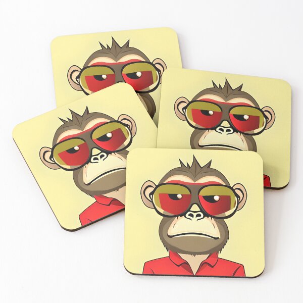 Item preview, Red Monkey designed and sold by ShilpyDesign.