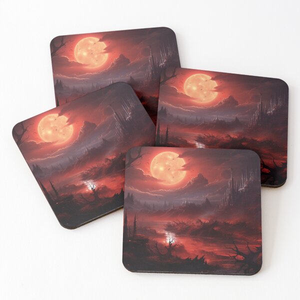 Item preview, Bloodmoon Landscape designed and sold by AnalyticalDream.