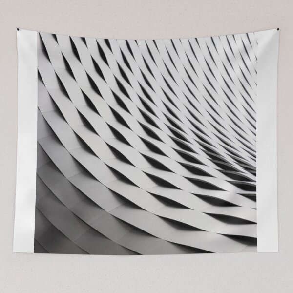 Item preview, Modern architecture building with perforated metal roof designed and sold by MTShoppingLine.